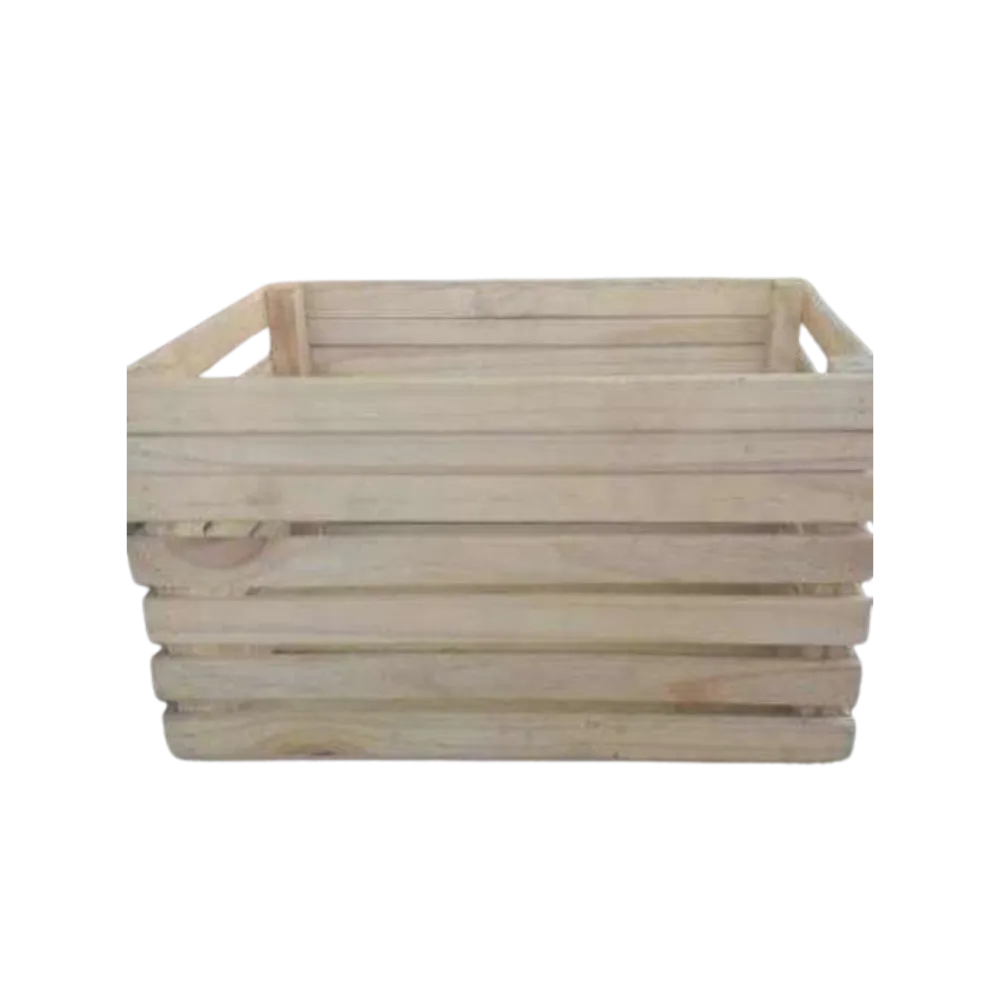 S1158 Wood Crate - 25cm High