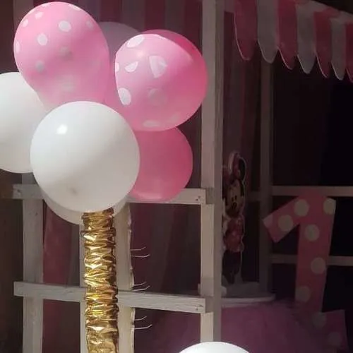 S1507 Balloon Pillar - Sock - Gold 1