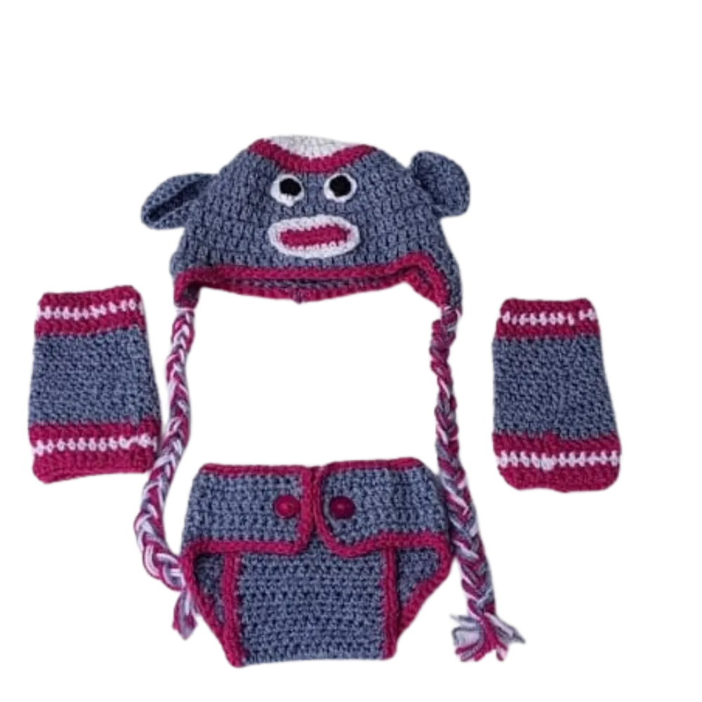 J01 Newborn Shoot - Monkey Business Girl