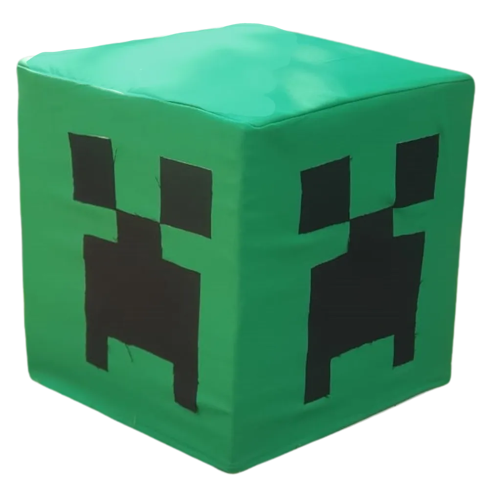 S1448 Ottoman Cover - Minecraft