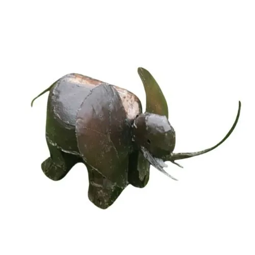 S1686 Iron Elephant - 32cm High