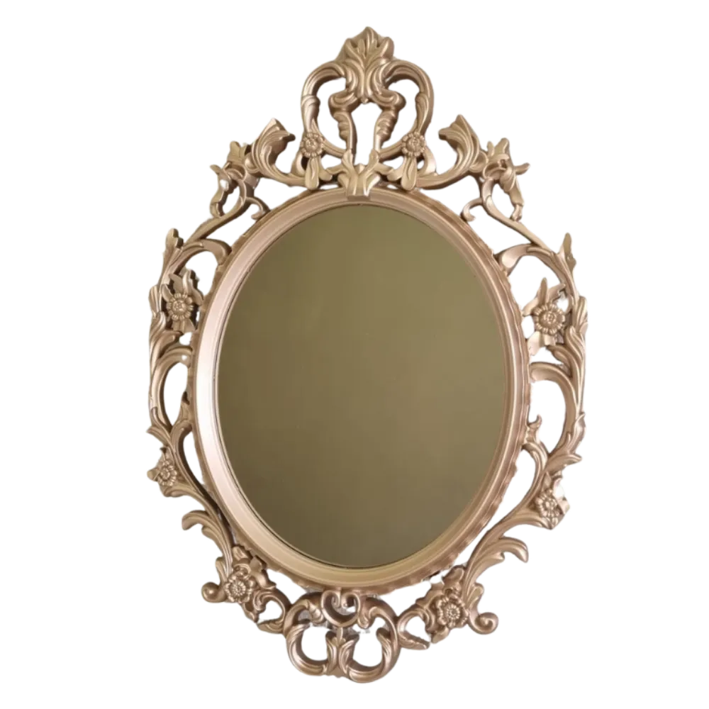 S1761 Rose-Gold Mirror - 52cm High