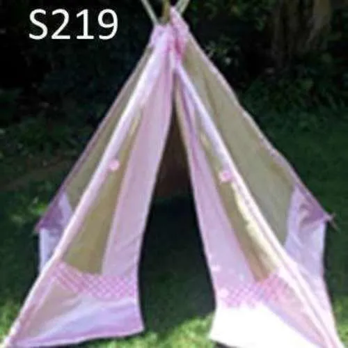 S219 Hessian Tee Pee Tent