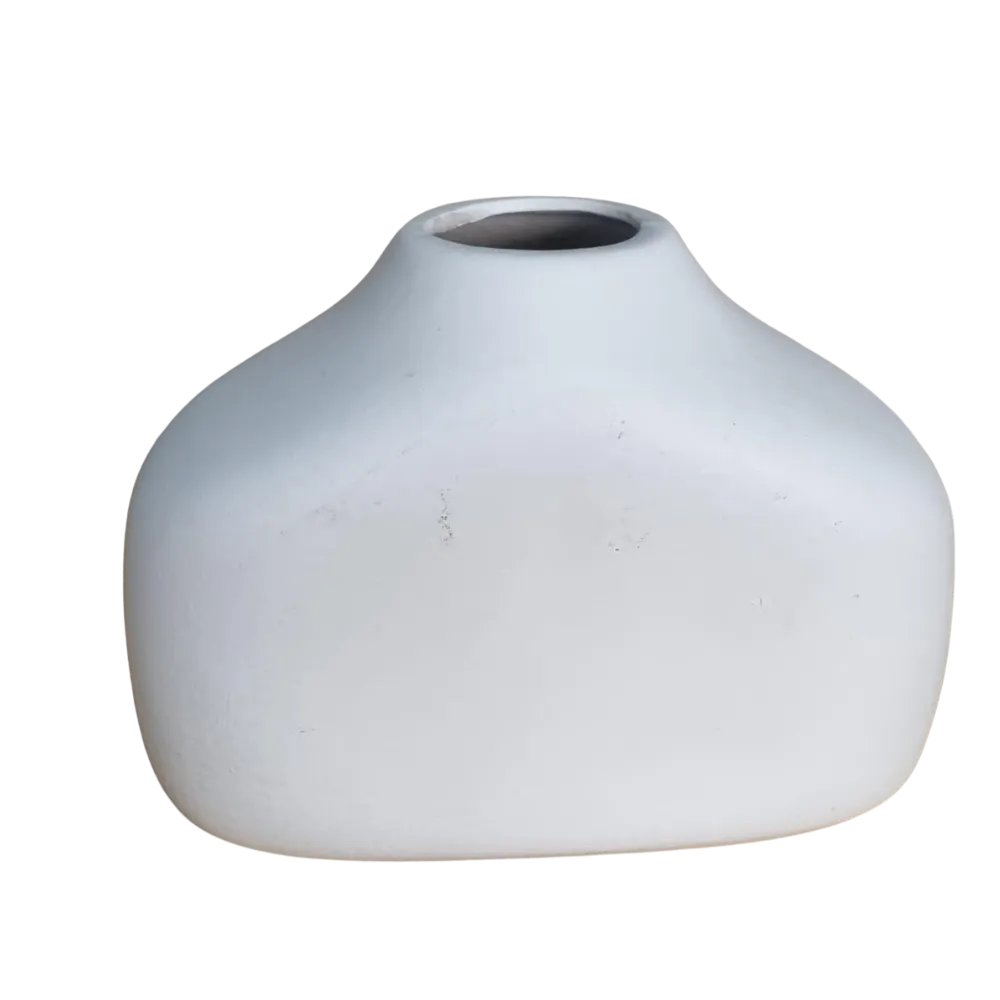 MS03 Minimalist Oatmeal Flower Vase 
