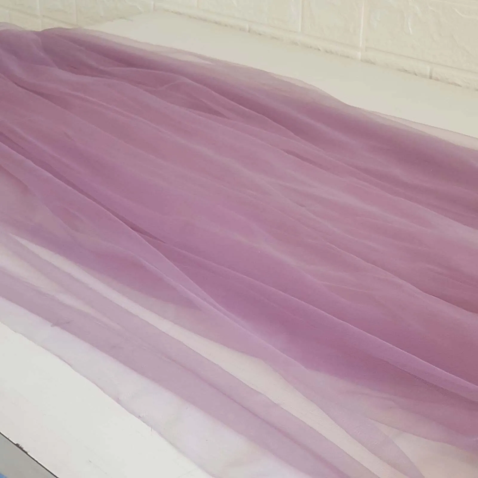 S1734 Draping - Plum Tulle