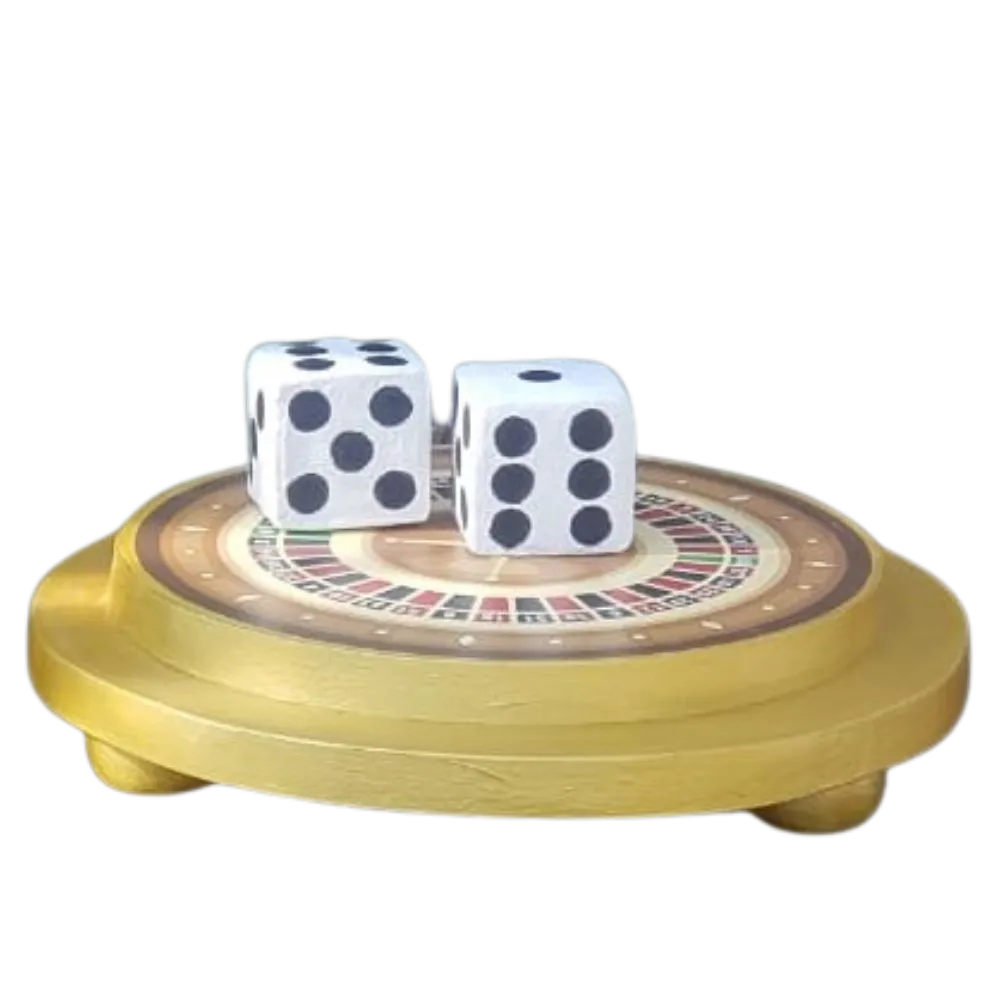 S1407 Roulette Wheel Centerpiece