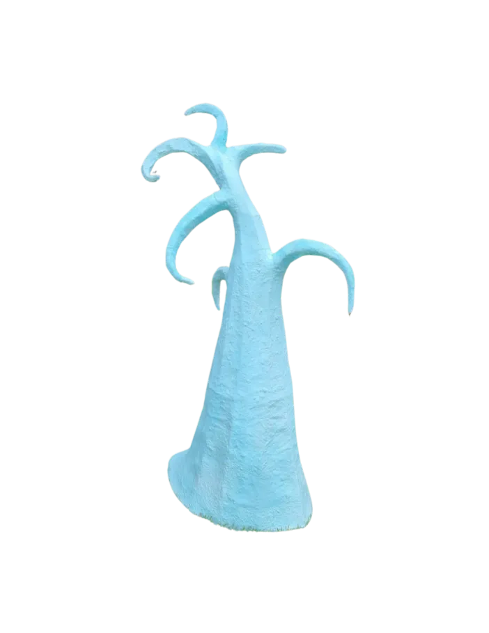 S985 Medium Teal Twisted Tree