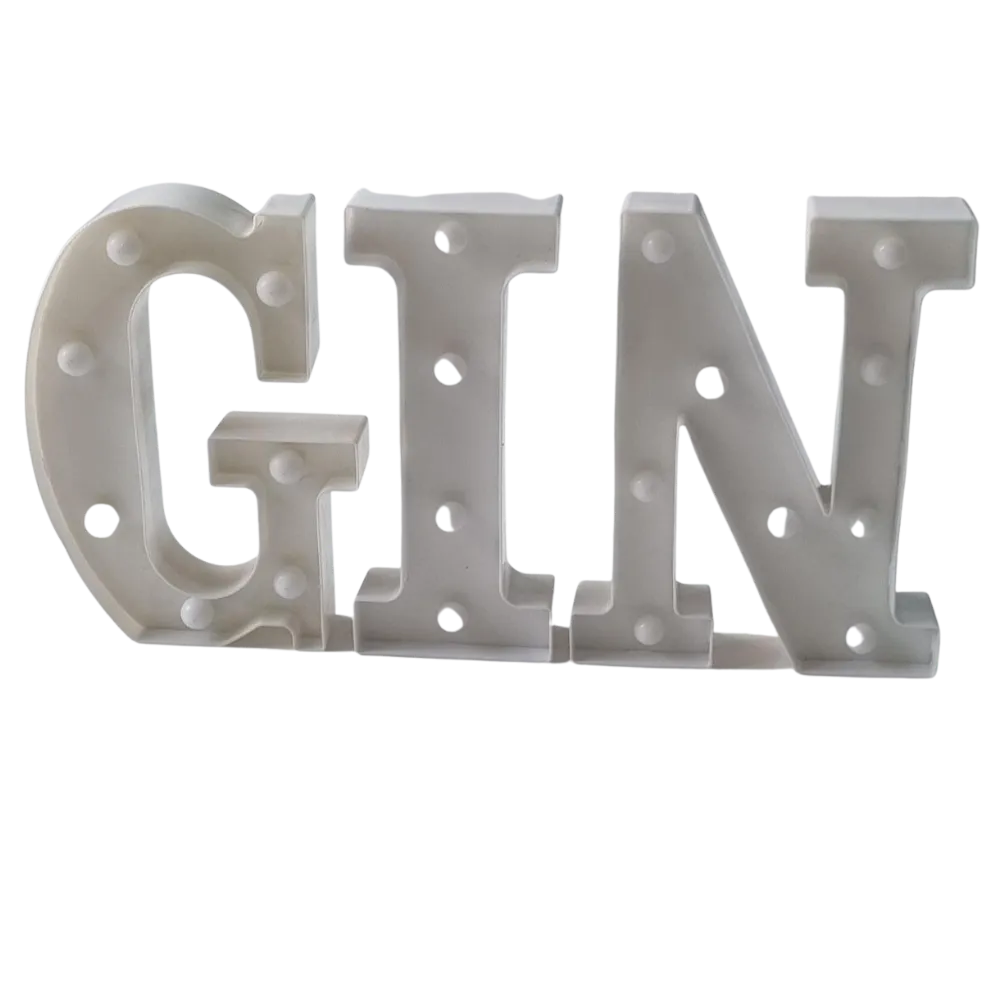 S1879 Mini Marquee Letters - GIN