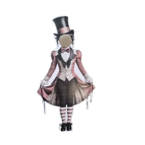 S1955 Vintage Circus Lady - Photoboard