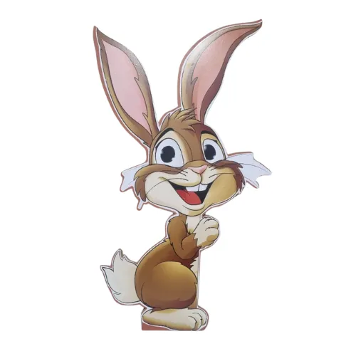 S1976 Hiding Brown Rabbit 