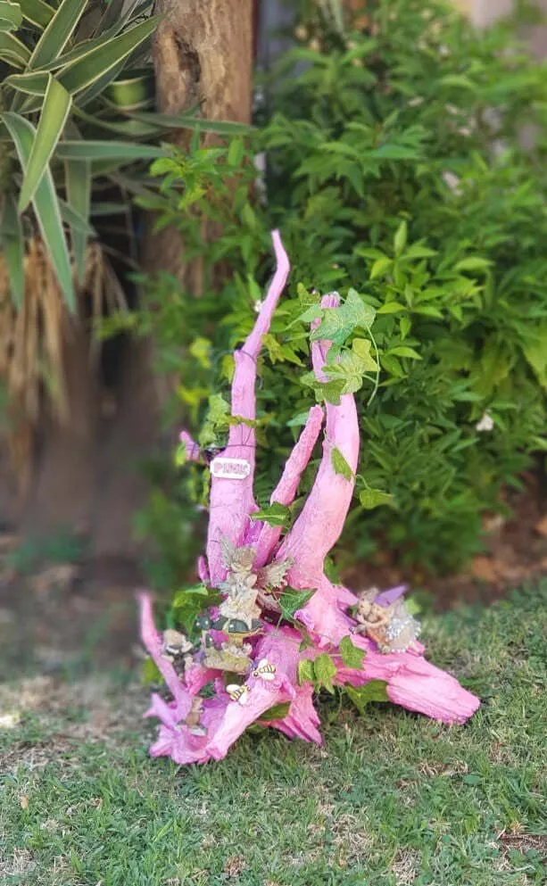 S39 Pink Fairy Log