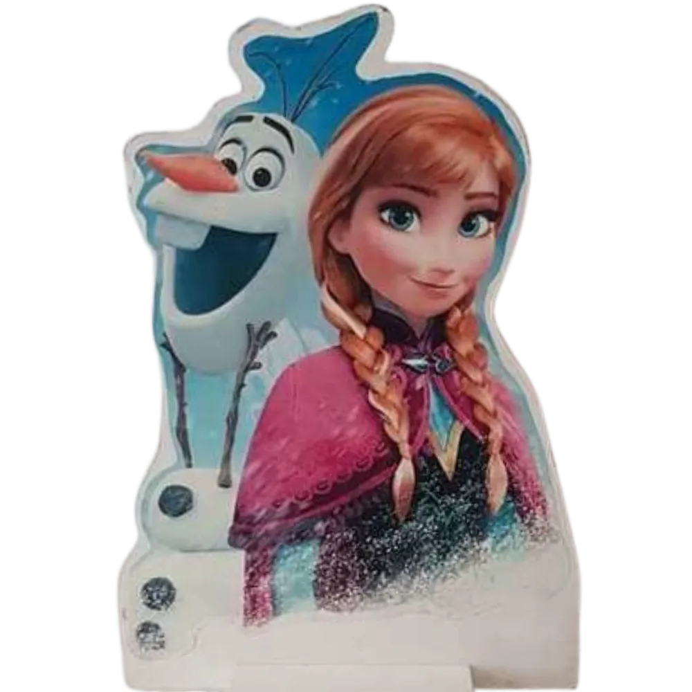 S563 Frozen Anna & Olaf Double sided Centrepieces