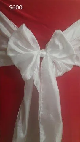S600 Tieback Taffeta White
