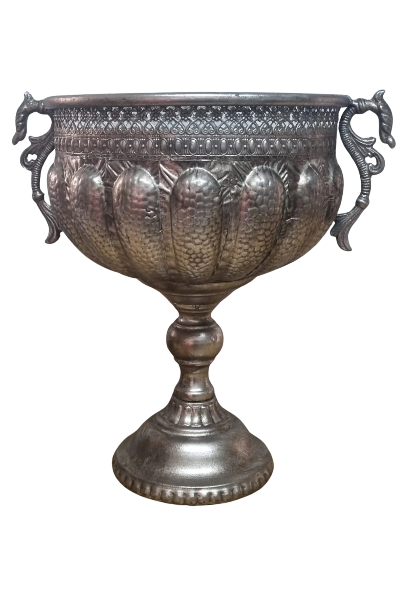 S1887 Iron Vase - Silver
