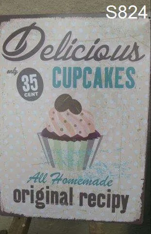 S824 Cupcake Sign