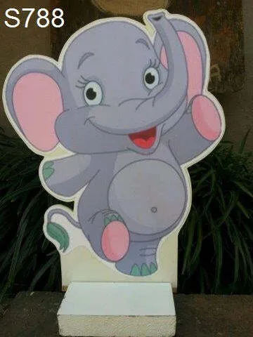 S788 Elephant Double Sided Cut Out
