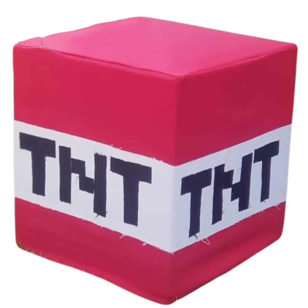 S1447 Ottoman Cover - Minecraft