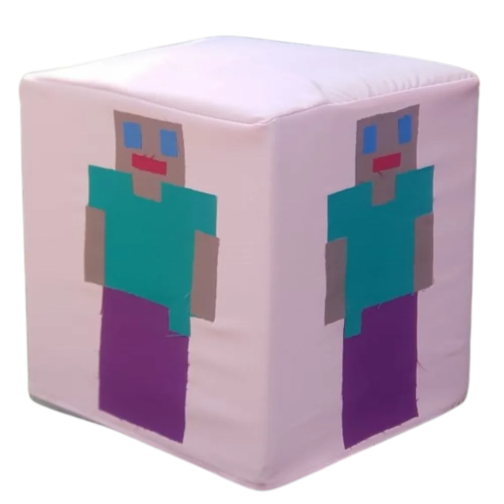 S1449 Ottoman Cover - Minecraft