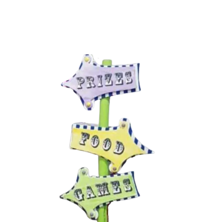 S1117 Carnival Pole Sign