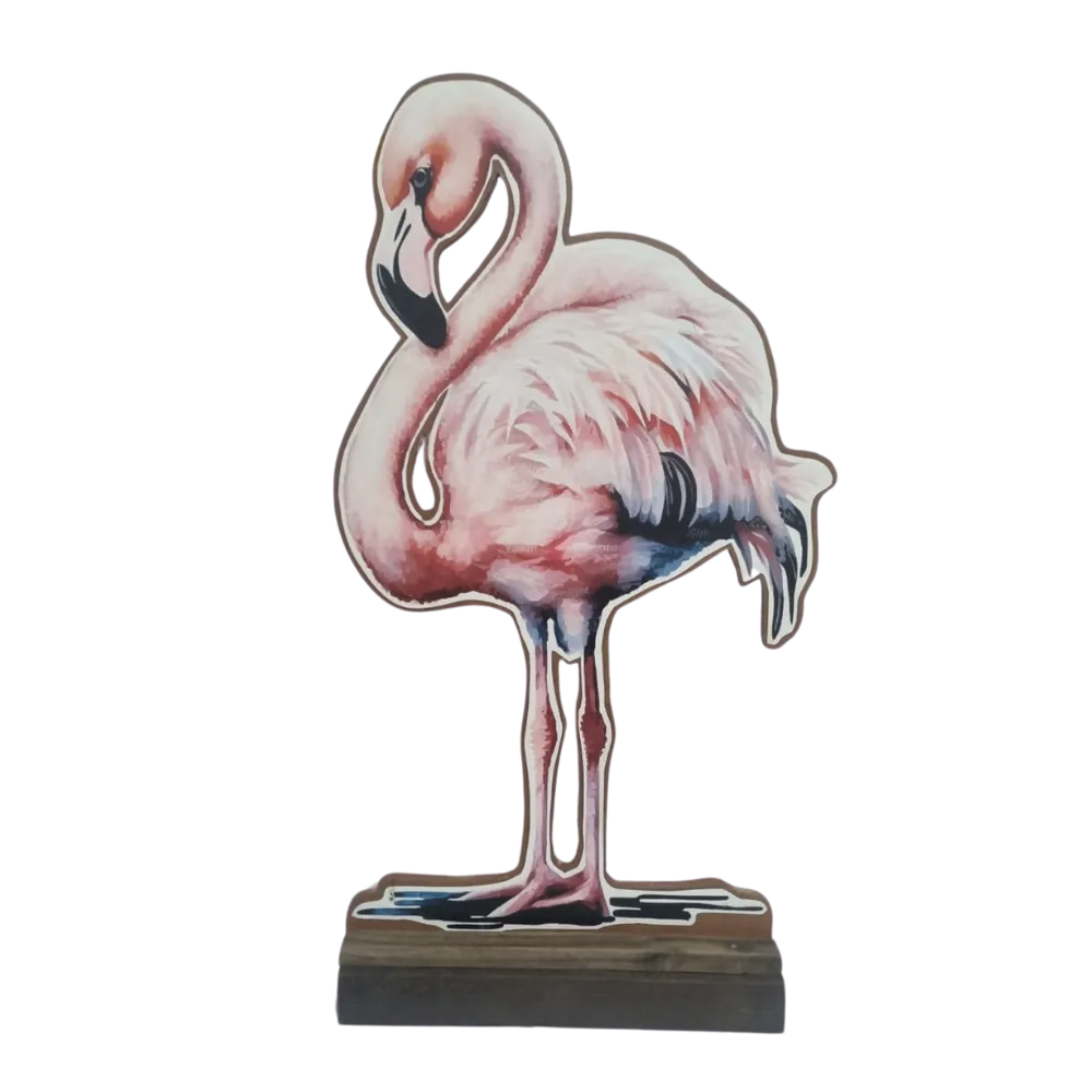 S1933 Flamingo Cut-out - 80cm High