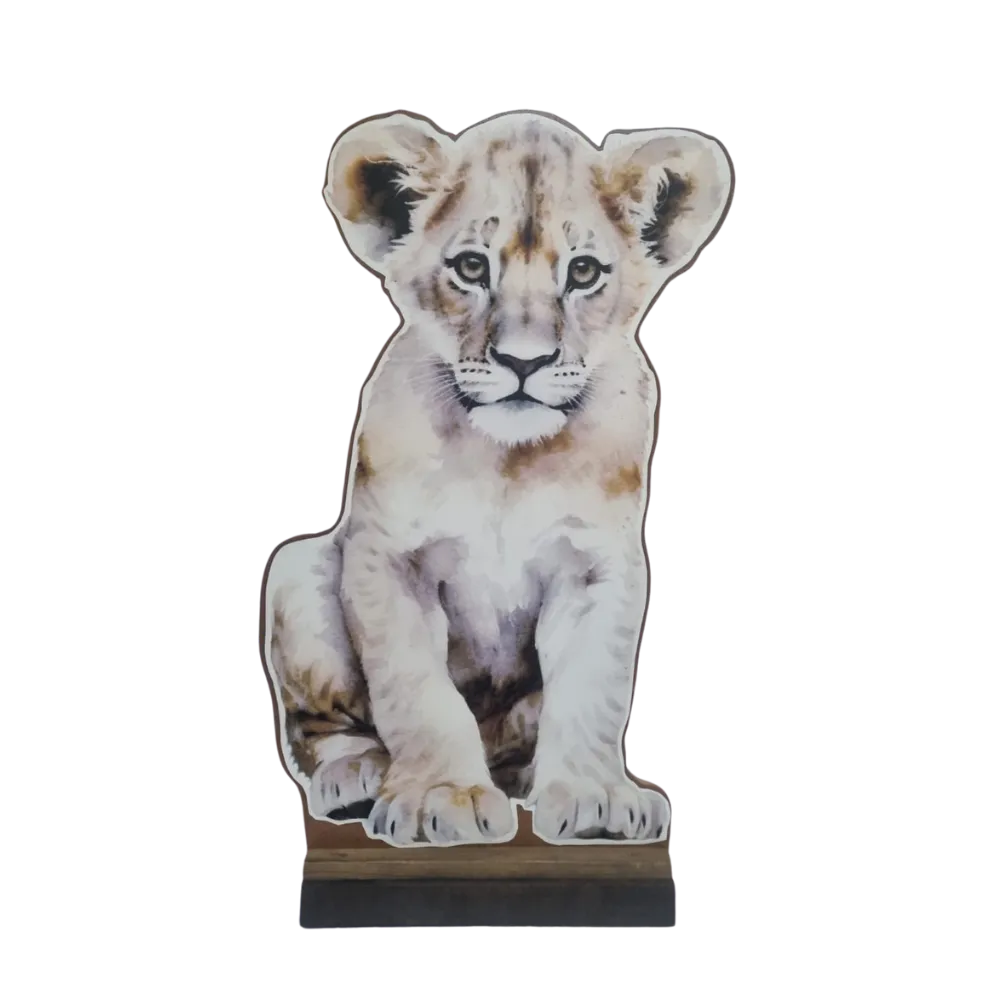S1932 Lion Cub Cut-out - 80cm High