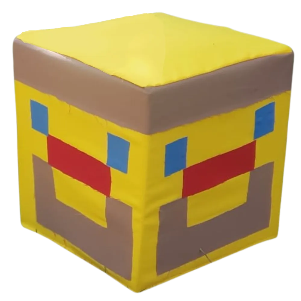 S1444 Ottoman Cover - Minecraft