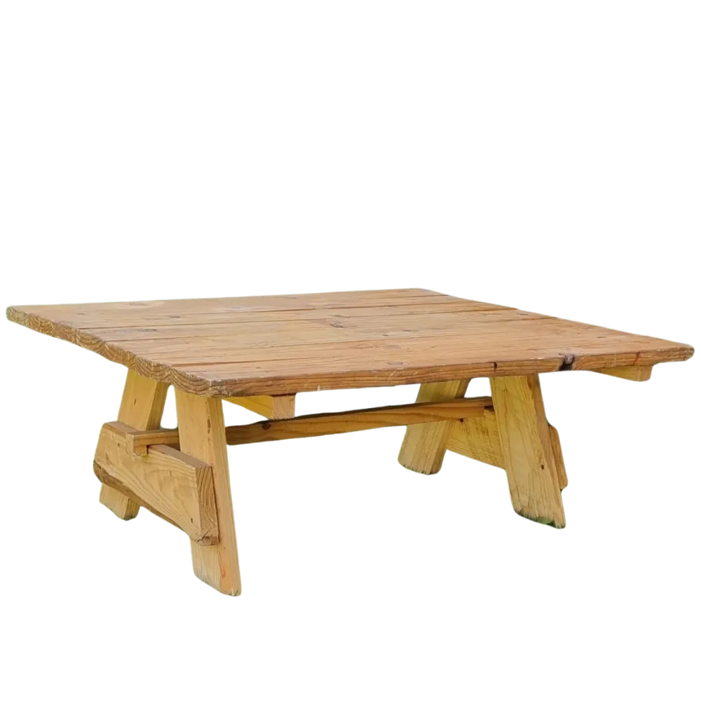 S1434 Picnic Tables - Rustic - 4 Seater Kids OR Adults -1m Long