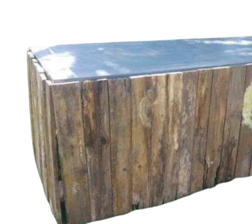 S1071 Wooden Skirt - 1.9m Long