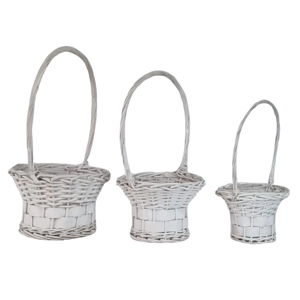 S1924 Flower basket - Set of 3