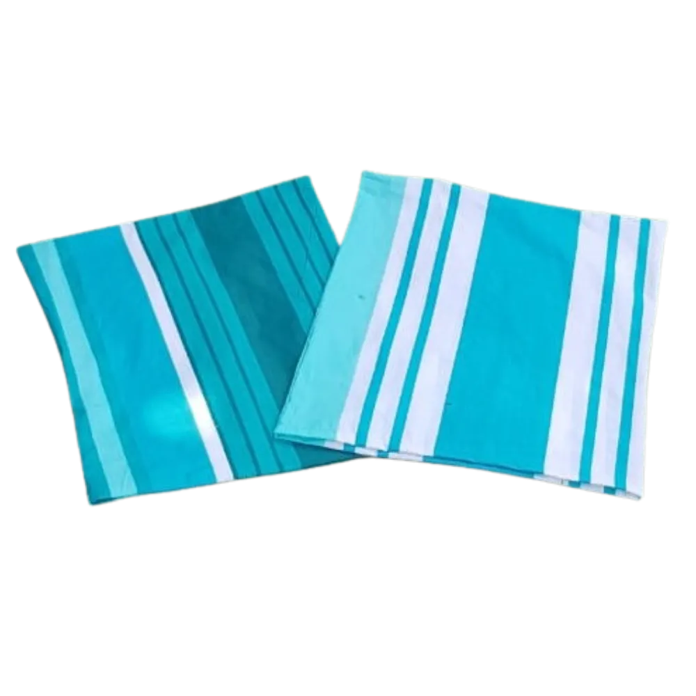 S1592 Scatter Cushion Pillowcase - Stripes - Greens / Mint