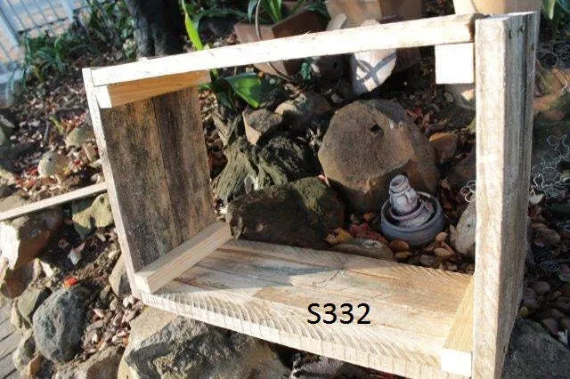 S332 Open Wood Box