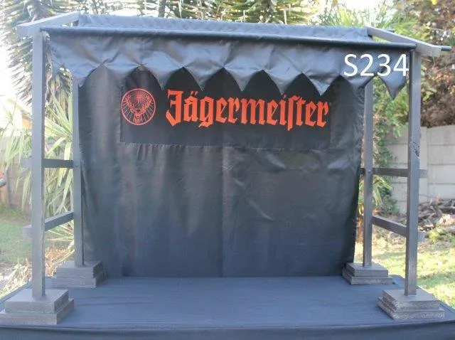 S234 Kiosk - Black Frame and Jagermeister Canopy ONLY