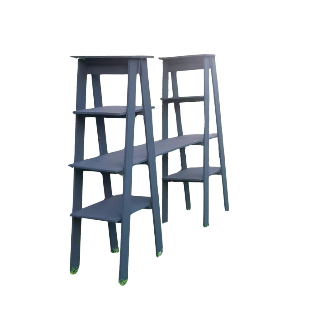 S1286 Two Tower Black Stand