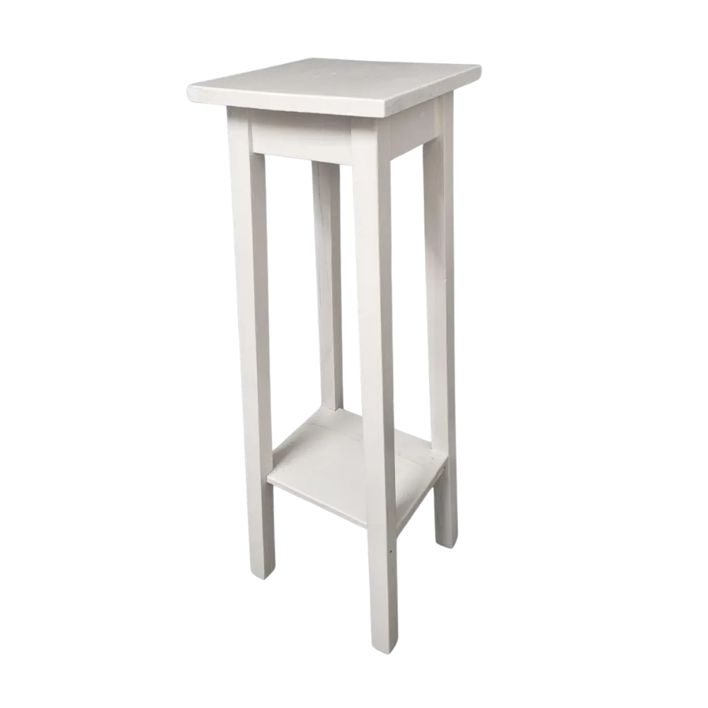 S1906 White Stand - 92cm High
