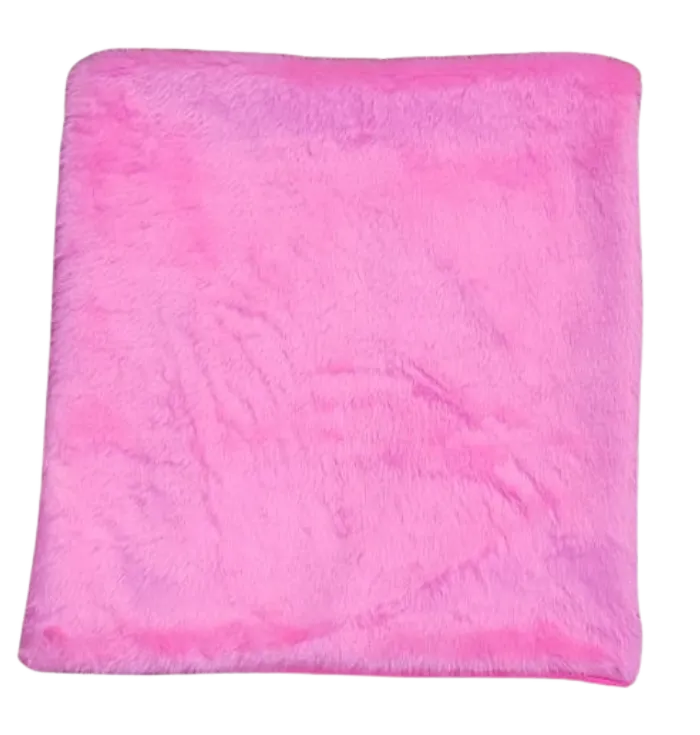 S1594 Scatter Cushion Pillowcase - Pink Fluff - 50x50