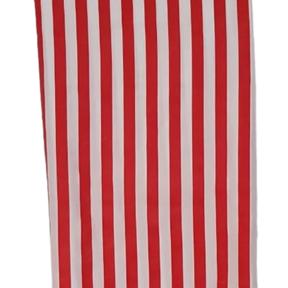 S454 Red & White Stripes Tablecloth - 2.1M