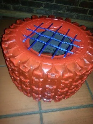 S20 Kids Tyre Chairs - Red