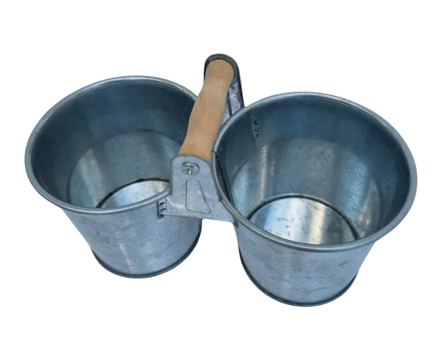 S1828 Twin Buckets -9cm High