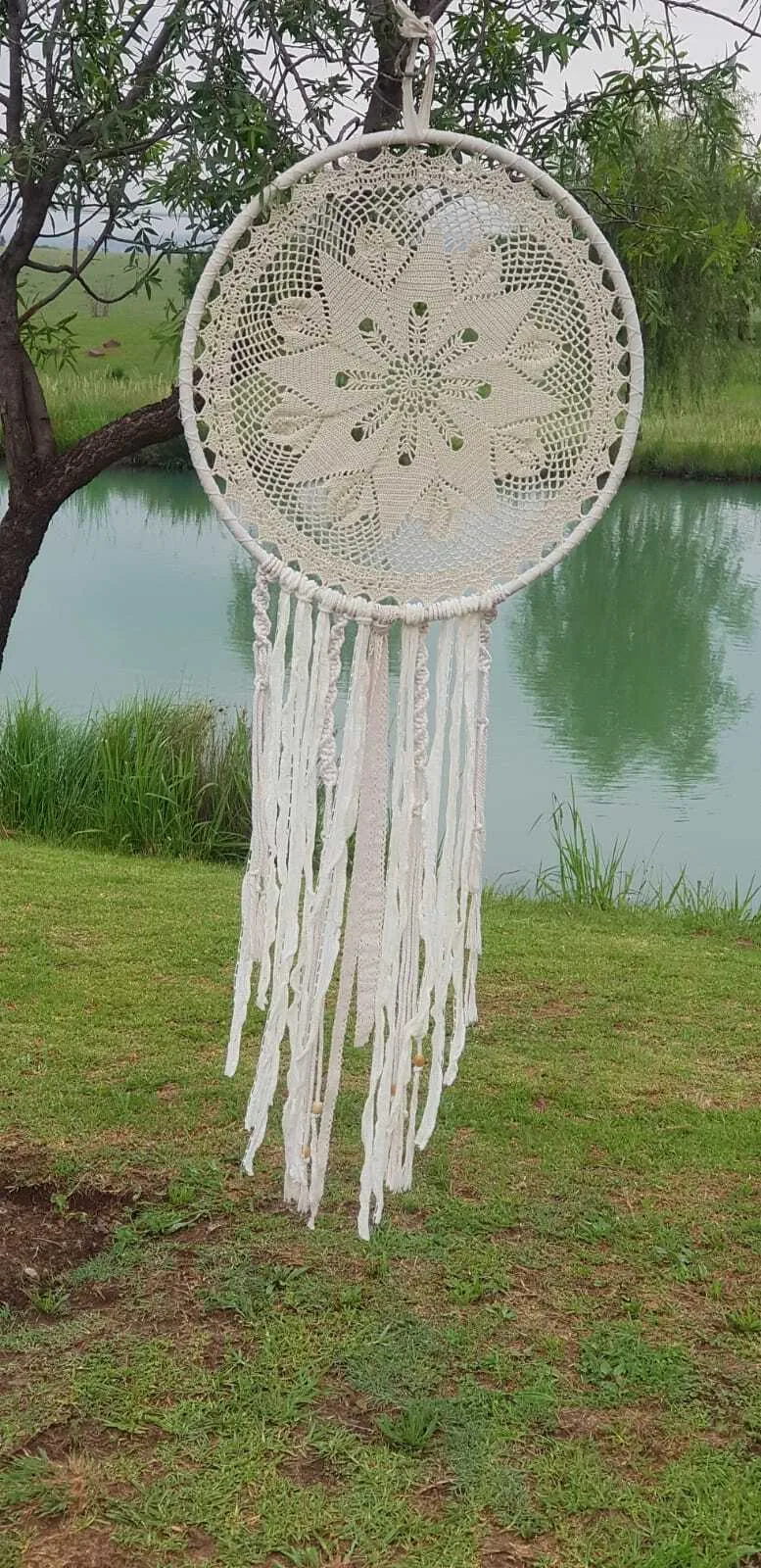 S1677 Crochet Dream Catcher - 64cm Diameter