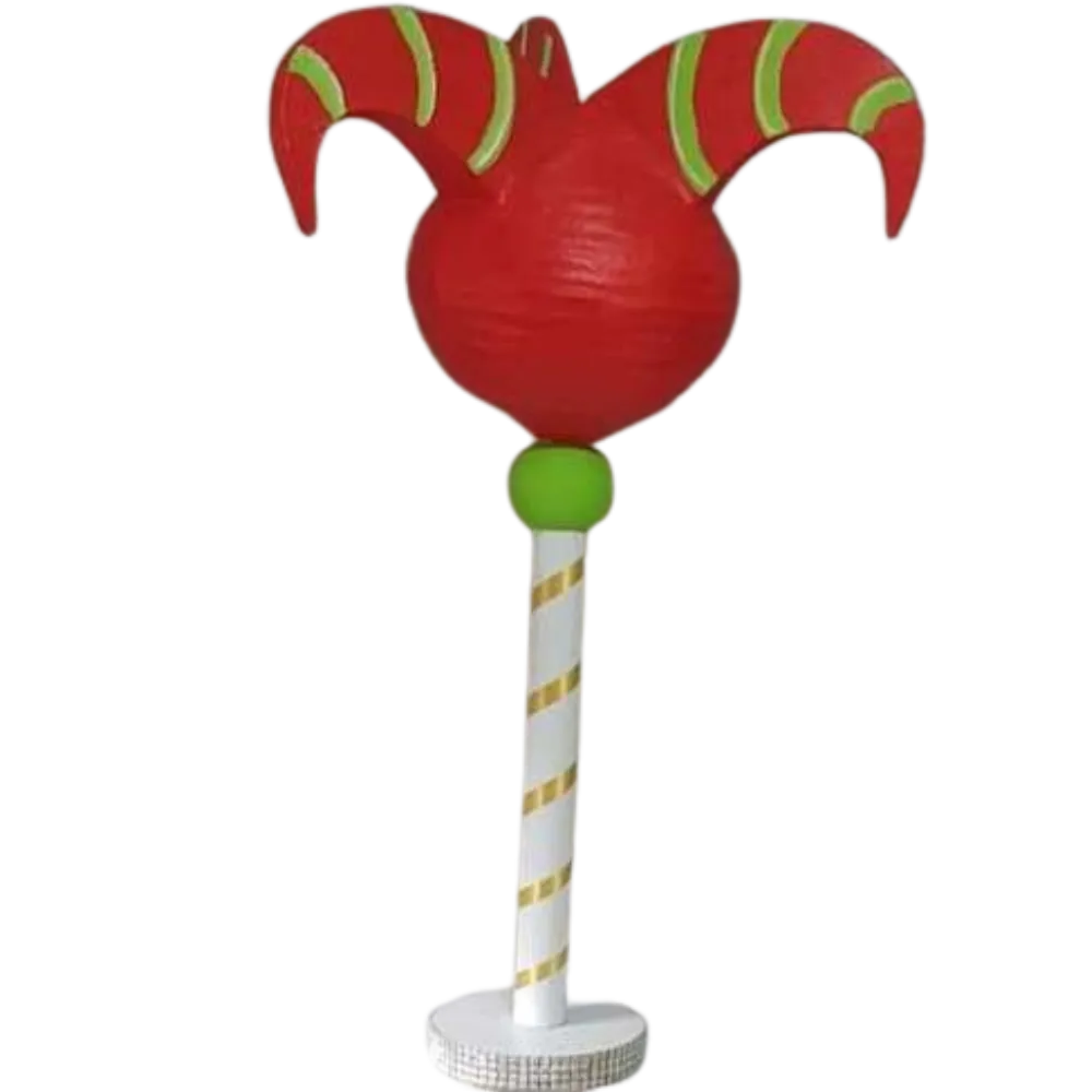 S1148 Carnival Ball Red & Lime Green