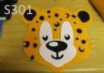 S301 Stump Leopard Cushion - 30cm Diameter