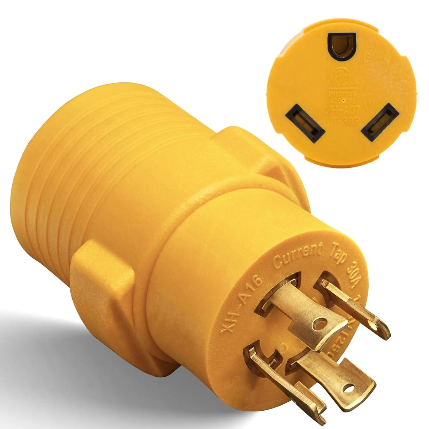 NEMA L14-30P to TT-30R 30 Amp RV Generator Adapter,