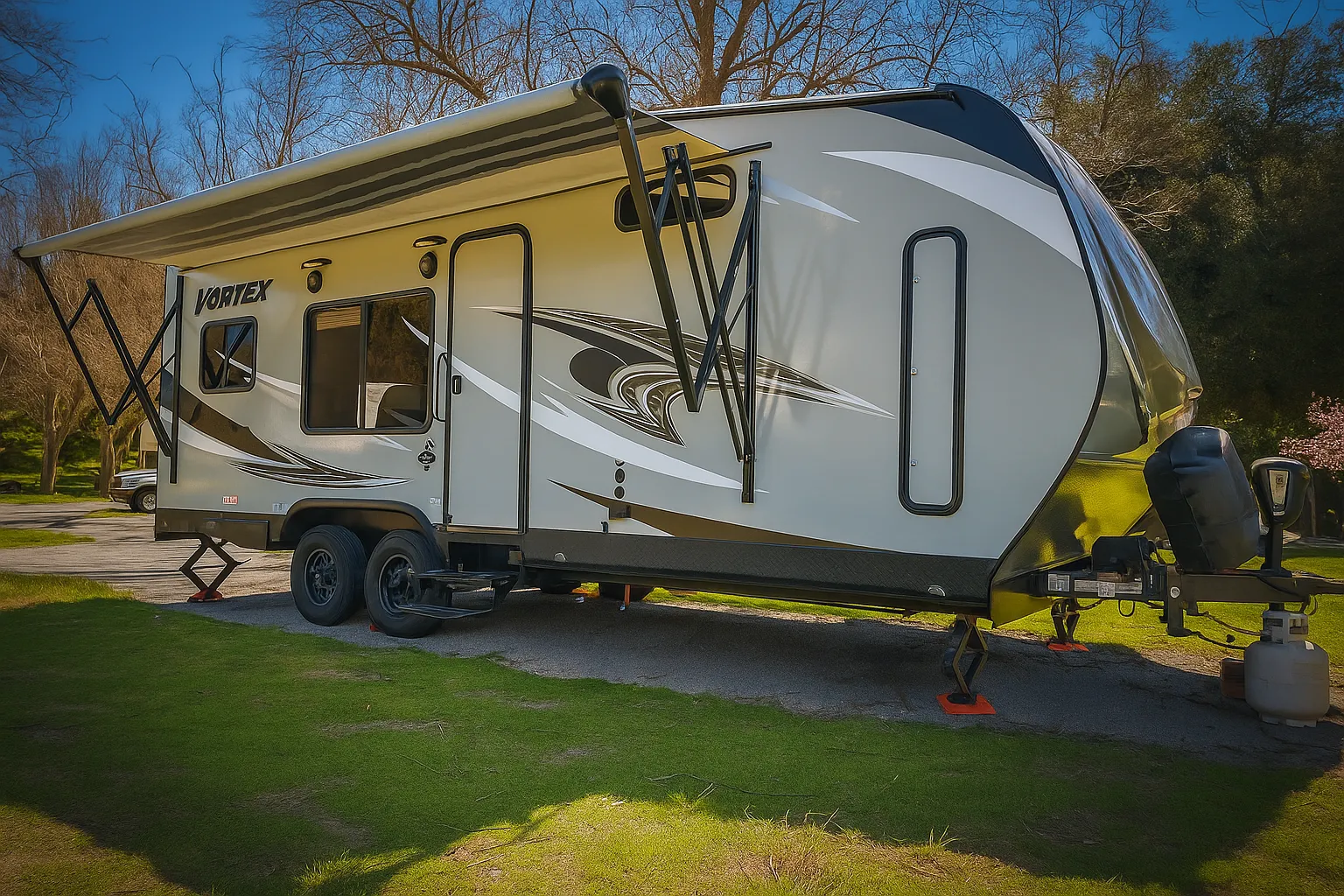 Vortex Premium Toy Hauler sleeps 6 28' (Delivery/Self Towing)