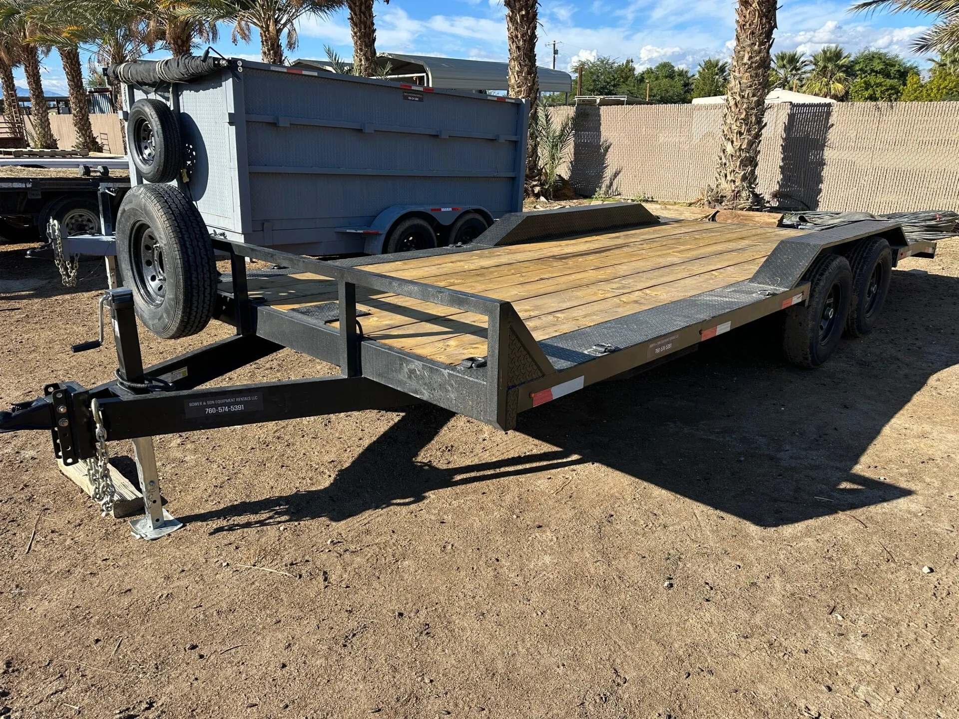 Flat Bed Car Hauler Trailer