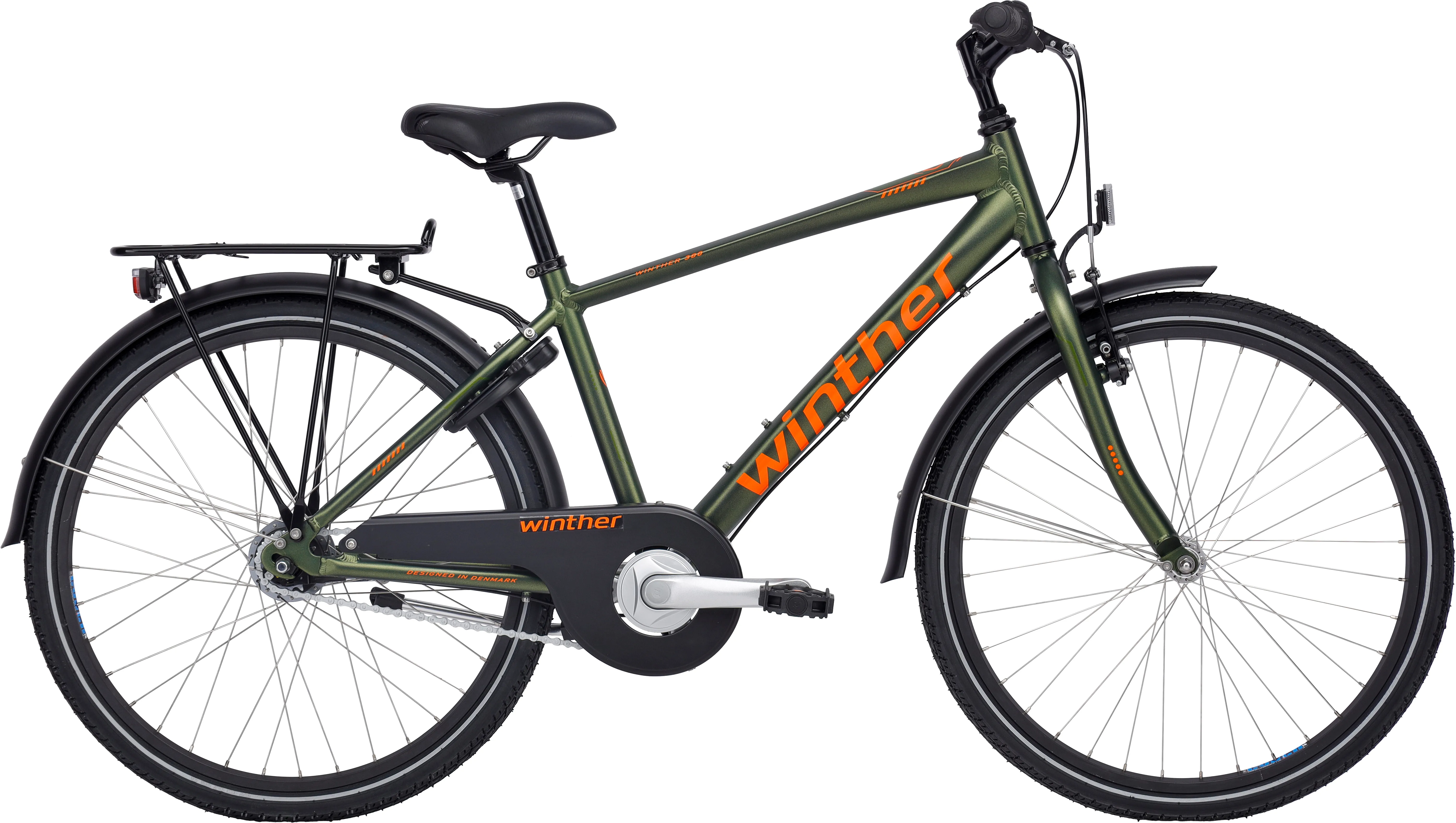 Børnecykel med høj indstigning