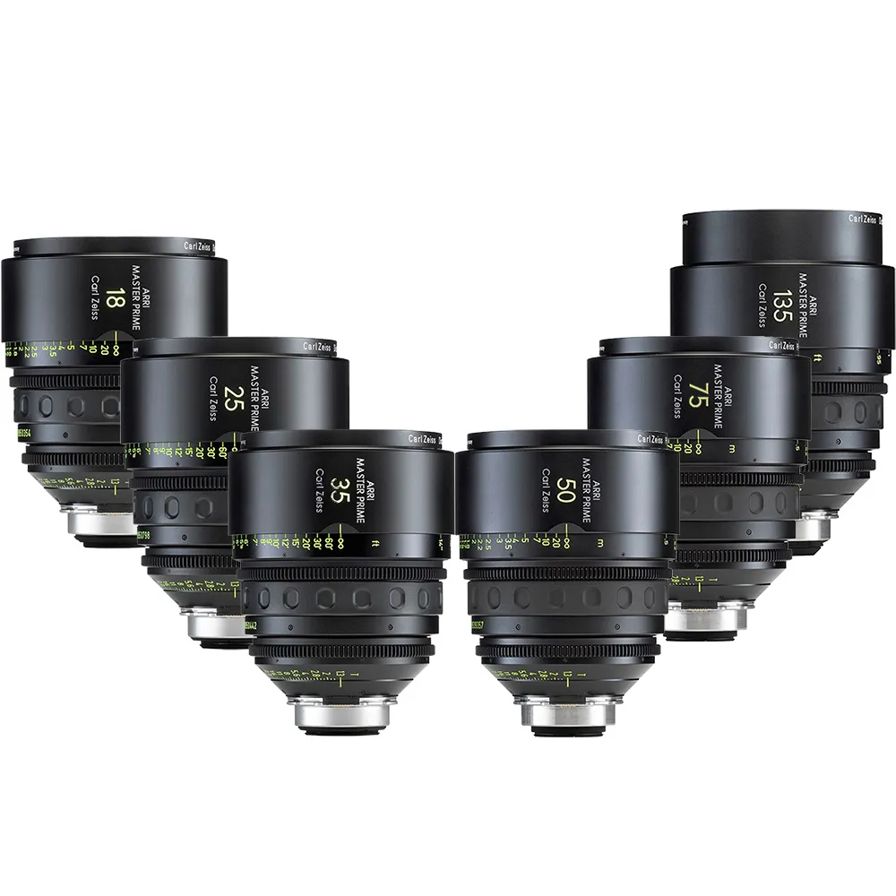 Arri/Zeiss Master Prime 6 Lens Set 