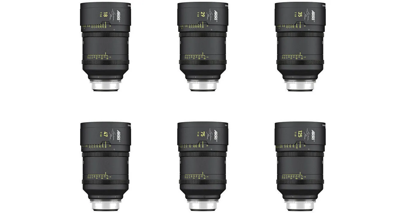 Arri Signature Prime 6 Lens Set (LPL)