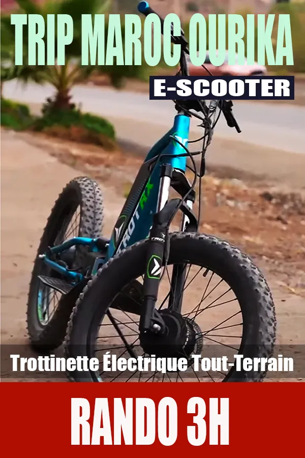 Rando 1/2 journée en E-Scooter à Marrakech