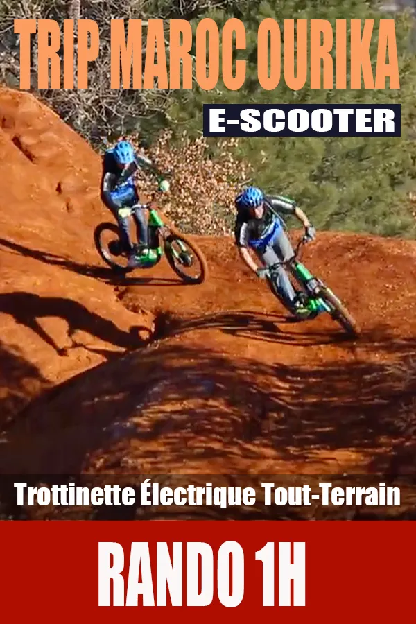 Rando de 1H00 en E-Scooter à Marrakech