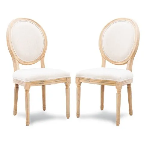 Oval back chair 